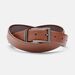 Greccio Reversible Leather Belt, Dark Tan/Light Tan, hi-res